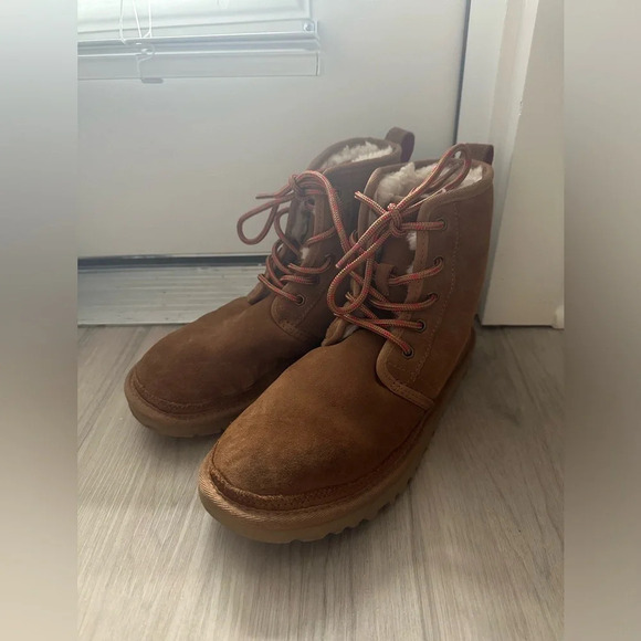 UGG NEUMEL HIGH‎ CHESTNUT BOOTS - WOMEN'S size 8 - Picture 2 of 7